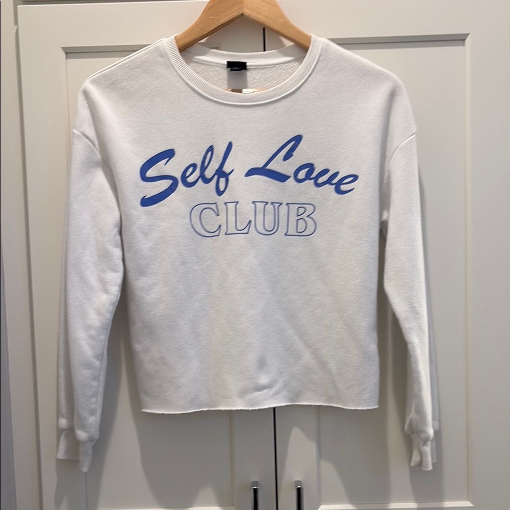 Back to School! Art Class White and Lavender Sweatshirt